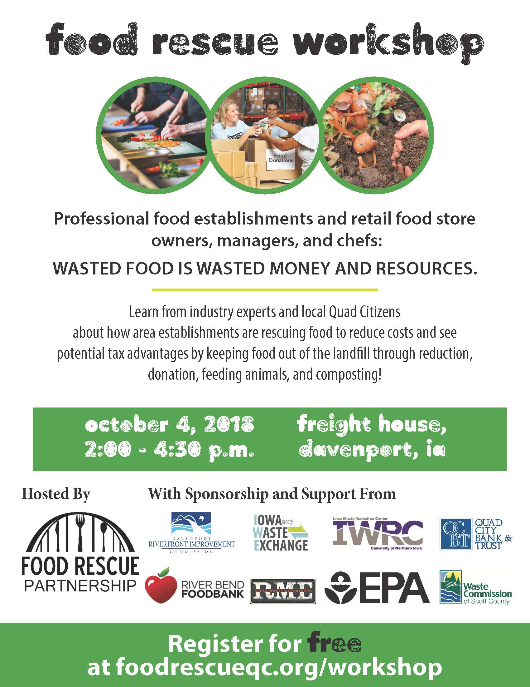 Food Rescue Workshop Releases Full Agenda – Food Rescue Partnership