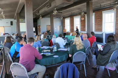 The keynote presentation at the workshop was led by the head chef from Baked Beer and Bread Co.